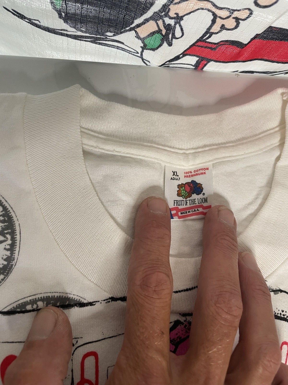 Rare VTG 90s Casino Dice Roulette, Color￼All over Print SINGLE STITCH TShirt XL gallery