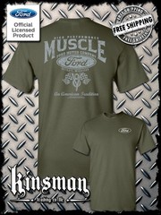 Ford High Performance Muscle V8 Logo 2-Sided T-Shirt – Mustang GT500 Shelby