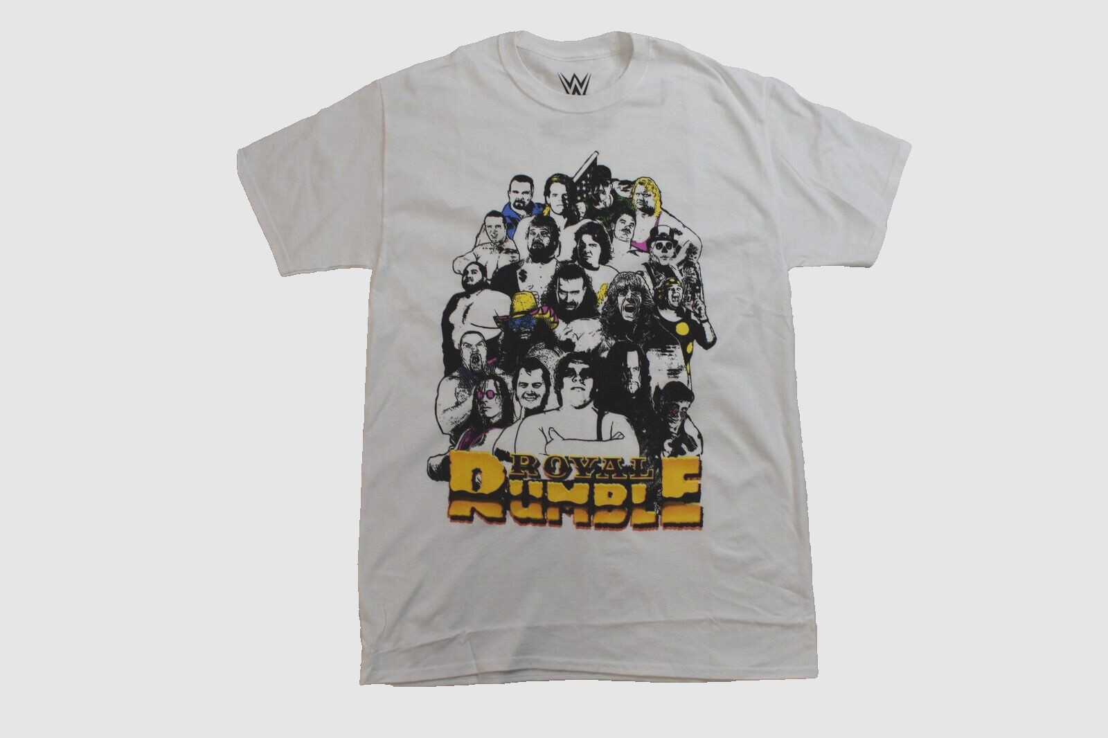WWE Mens Royal Rumble Retro Graphic Andre, Brett (2021 Print) Shirt New Medium gallery
