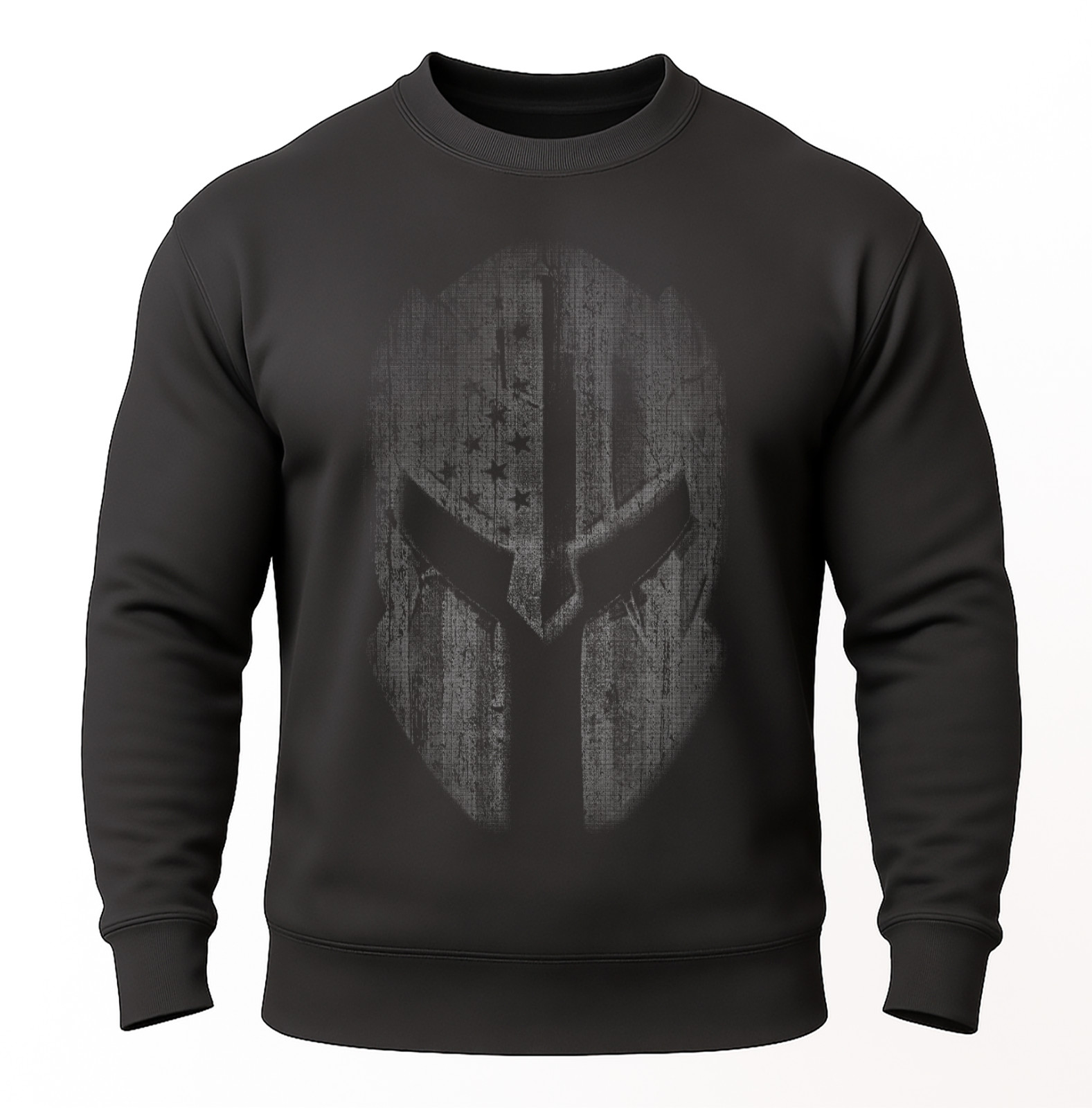 American Flag Spartan Helmet Sweatshirt | Patriotic Warrior Crewneck gallery