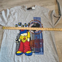 No Boundaries Turntable Technician Graphic Tee Heather Grey Long Sleeve NB41M001