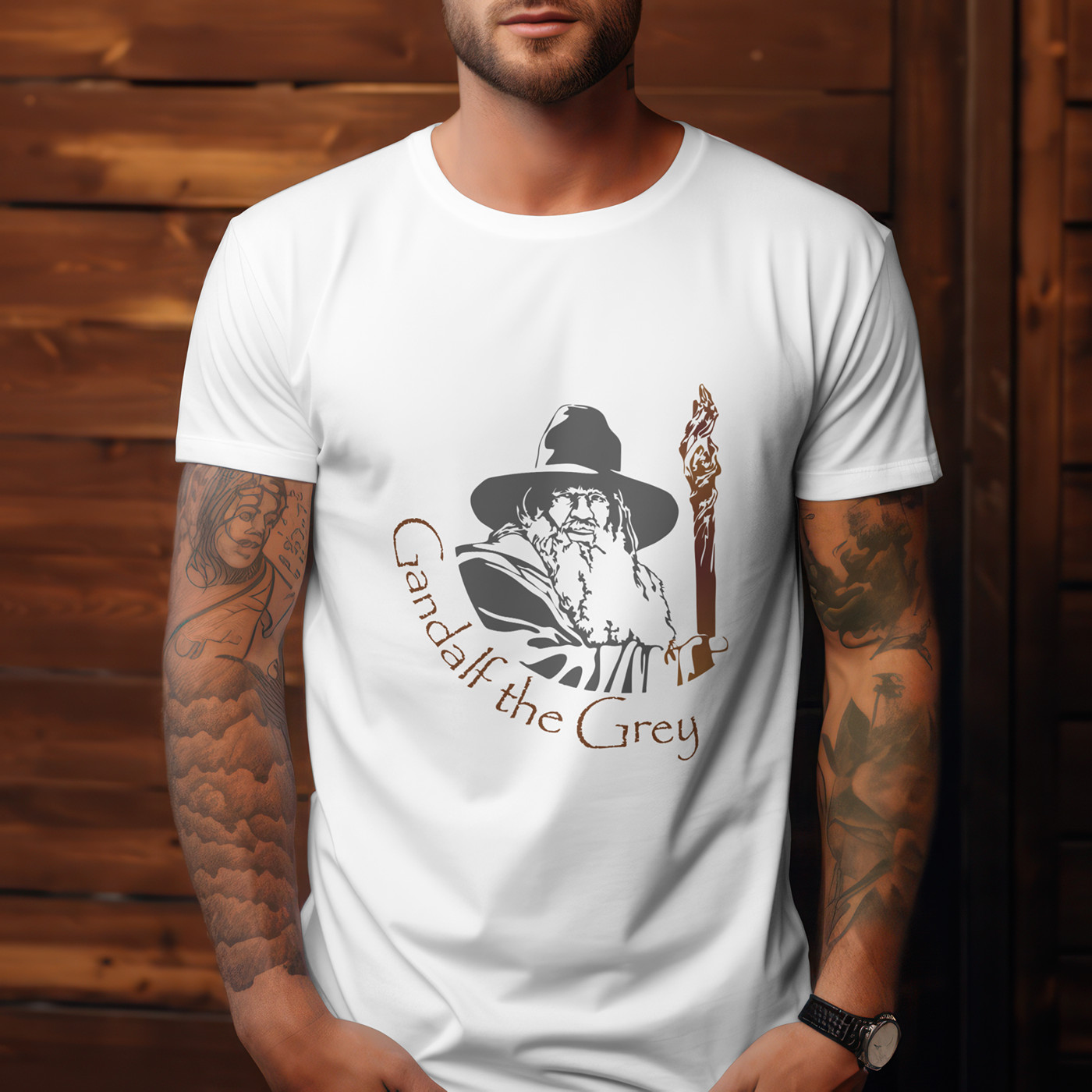 GANDALF THE GREY T-Shirt | Lord Of The Rings Tee | Tolkien Hobbit Gollum Top gallery