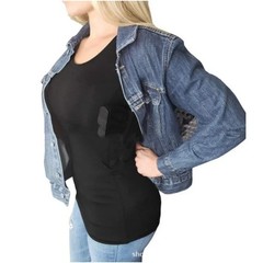 Concealment Clothes Men’S Crew Neck Undercover- Concealed Holster Carry Tops