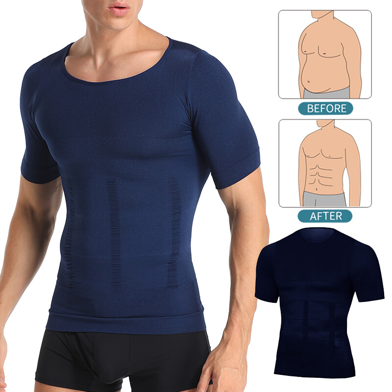 CGTFY Gynecomastia Compression Tank Top Men Classic Athletic Body Shaper Vest US gallery
