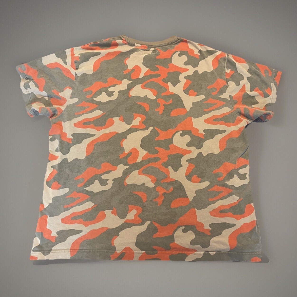Structure Men’s XL T Shirt Camo Pocket Vintage 90’s Made In USA gallery
