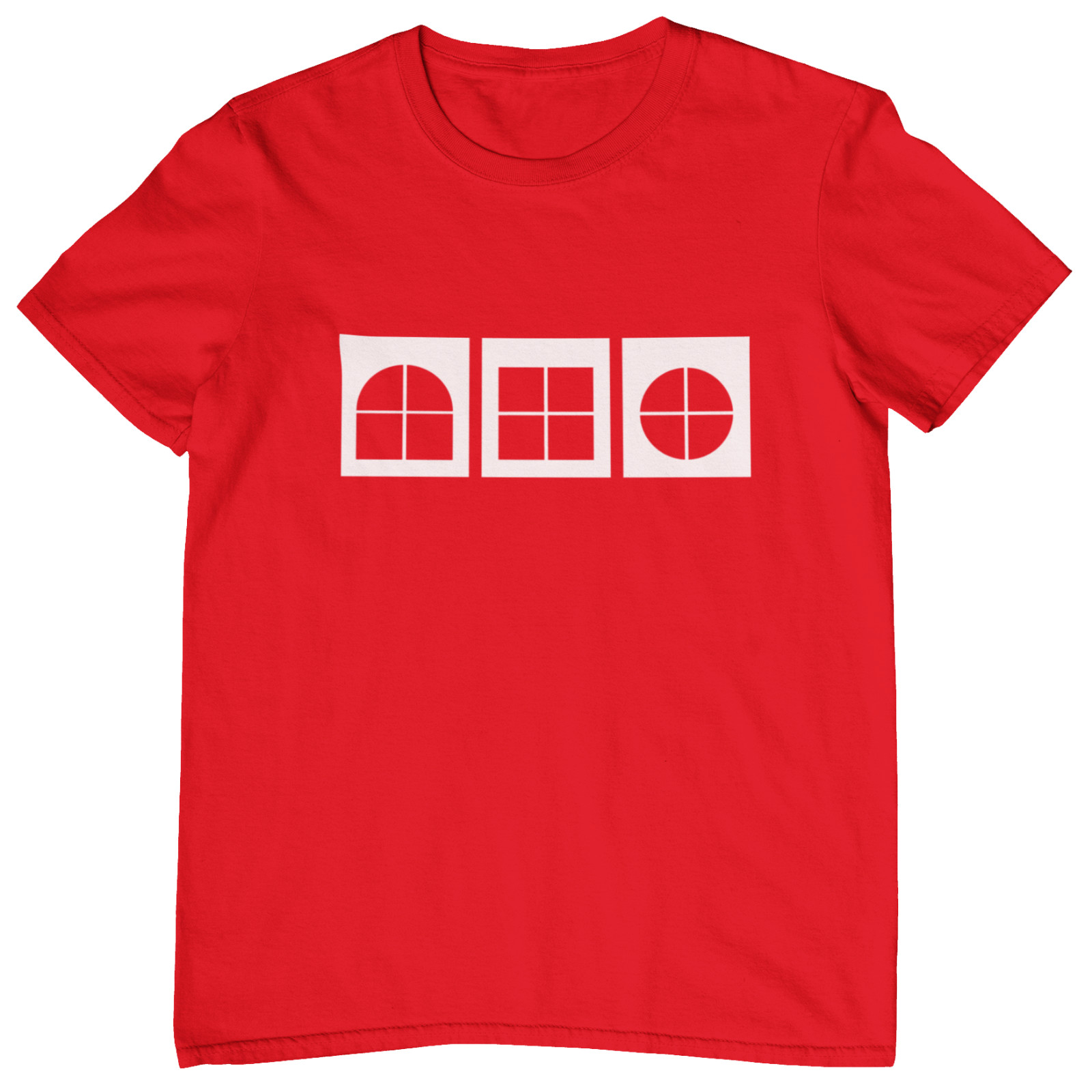 Play School Windows T-Shirt - 80s 70s kids childrens TV rainbow button retro 90s gallery
