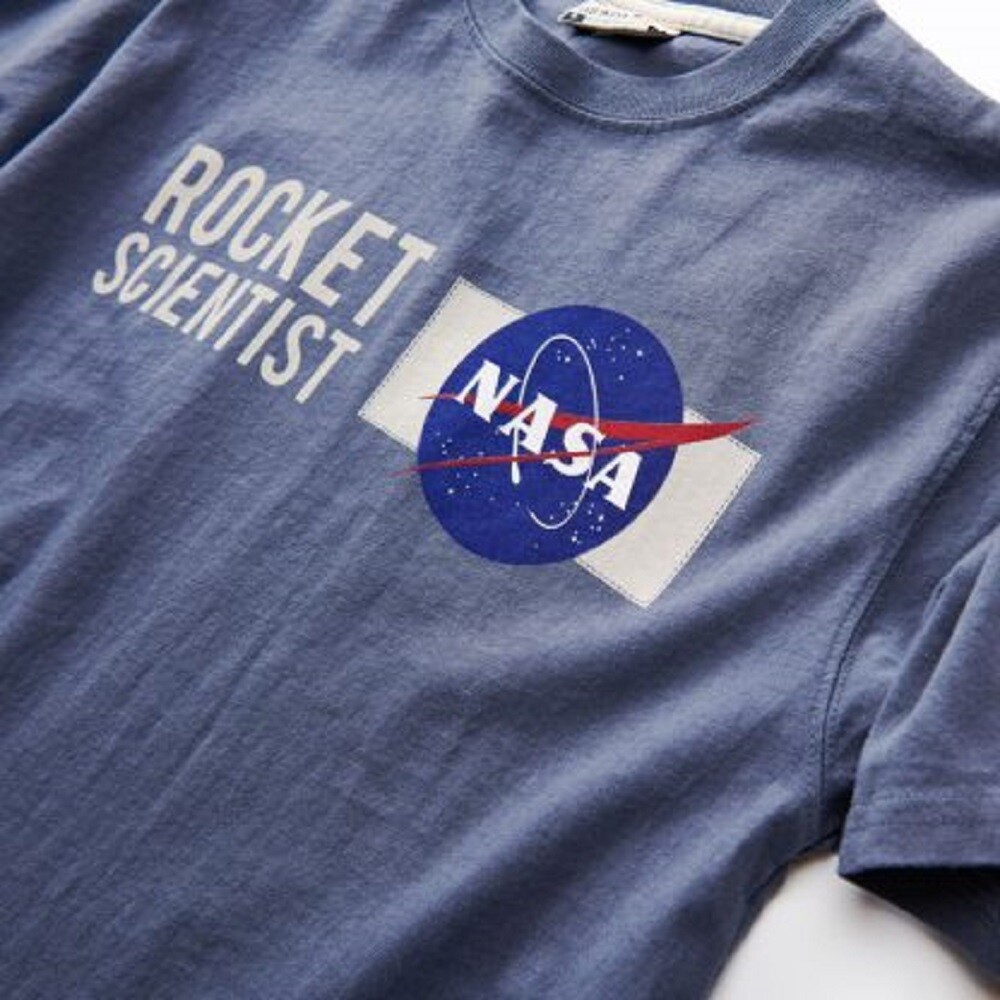 Red Canoe NASA Rocket Scientist T-Shirt - Washed Blue gallery