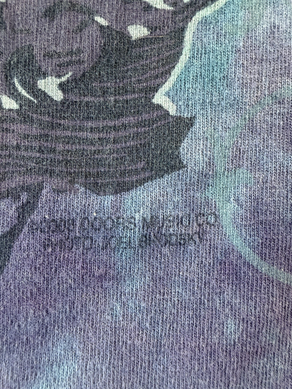 The Doors Jim Morrison Tie Dye T-Shirt Purple Blue Size L Liquid Blue gallery