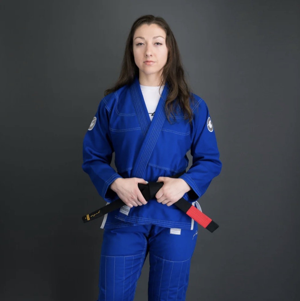 NWT Gold BJJ Aeroweave Ultralight Women’s Jiu Jitsu Gi Kimono (Blue) – Size F2