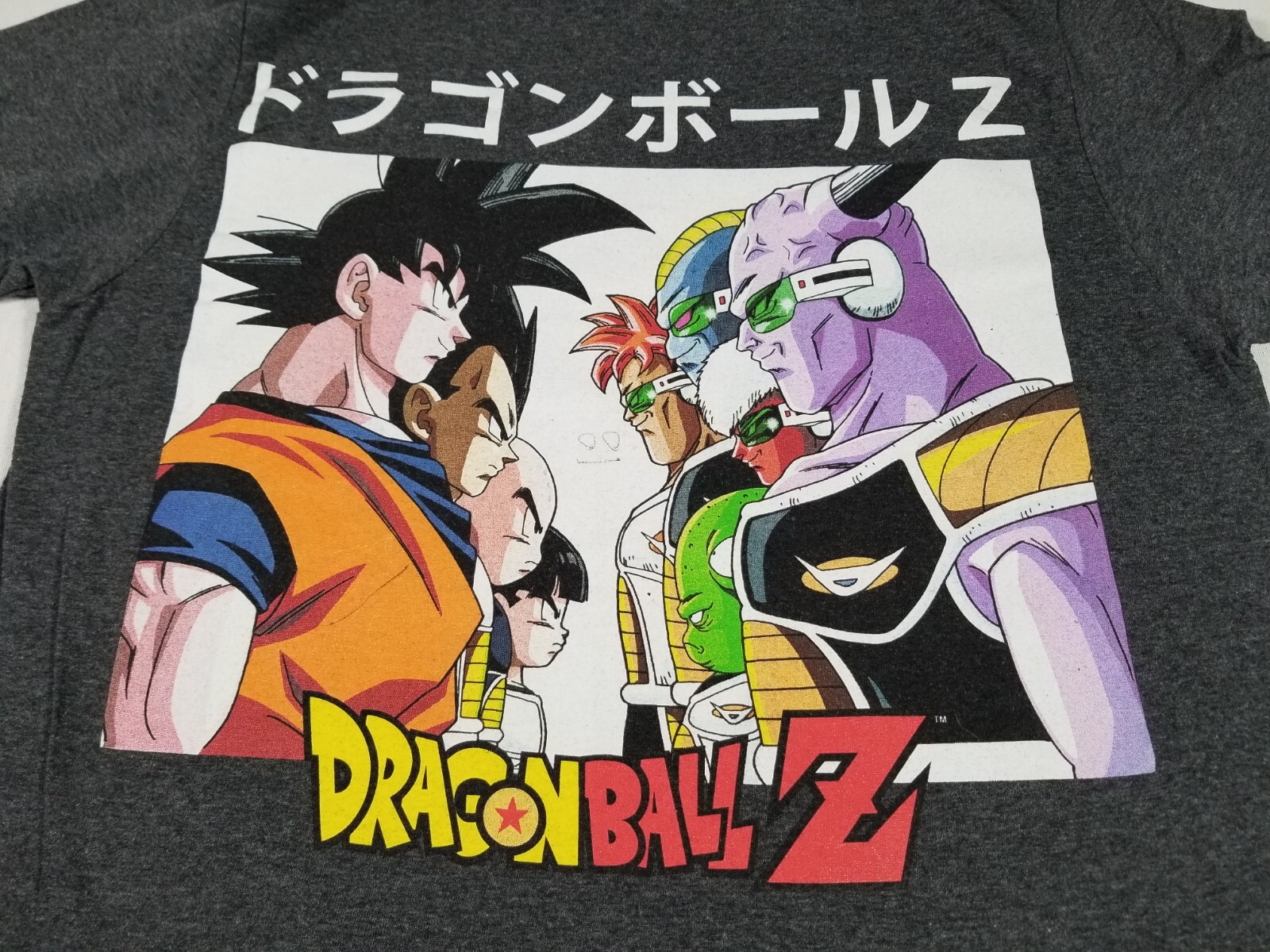 Goku Shirt Mens Small Gray Dragon Ball Z Manga Anime gallery