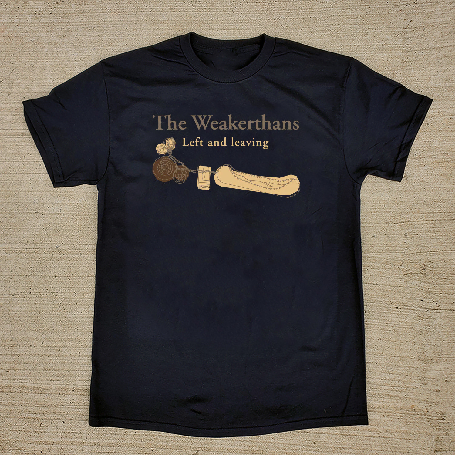 The Weakerthans Left And Leaving Line Drawing T Shirt All Size S-5Xl OM1055