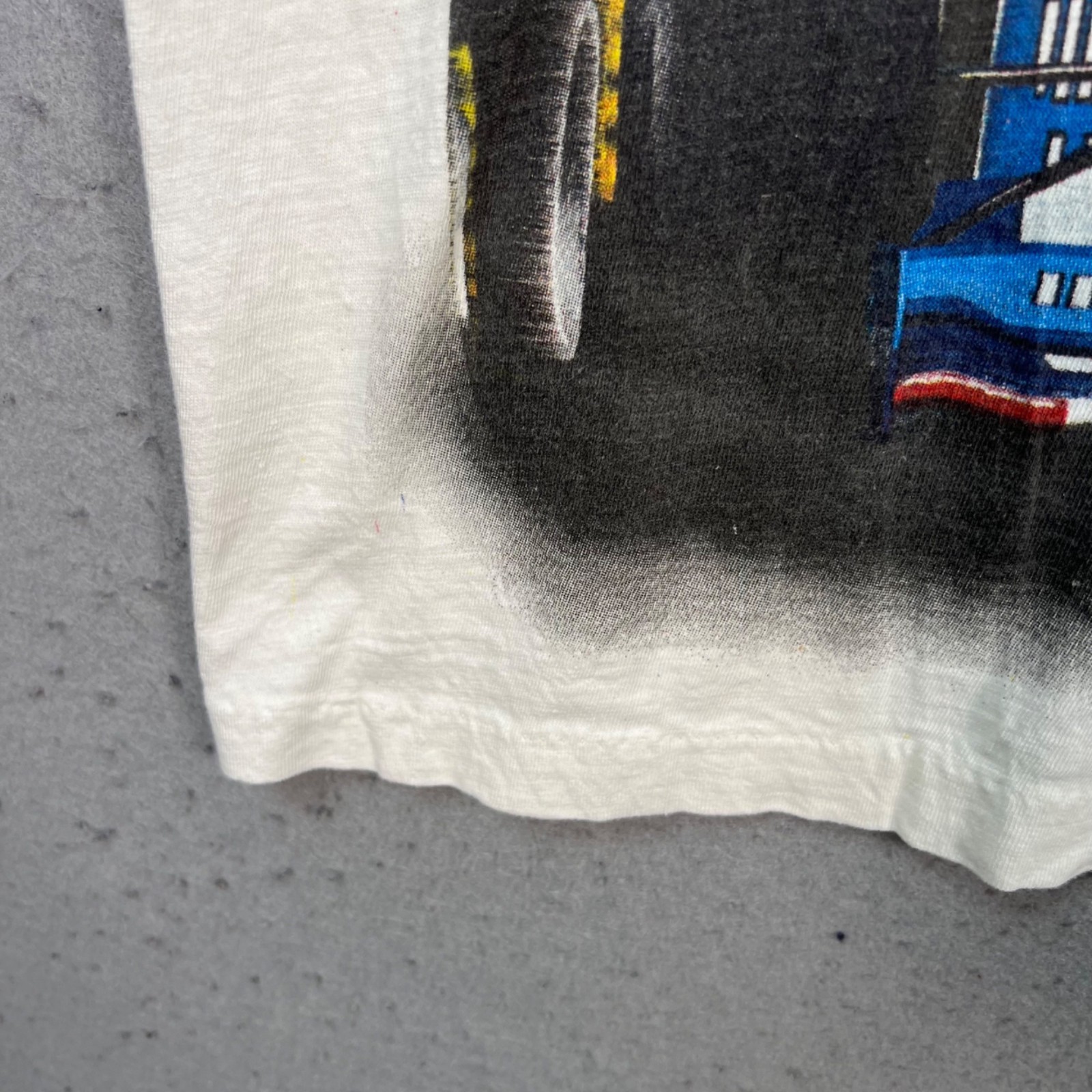 Vintage 90s Renault Benetton B195 Michael Schumacher F1 Racing T-Shirt XL gallery