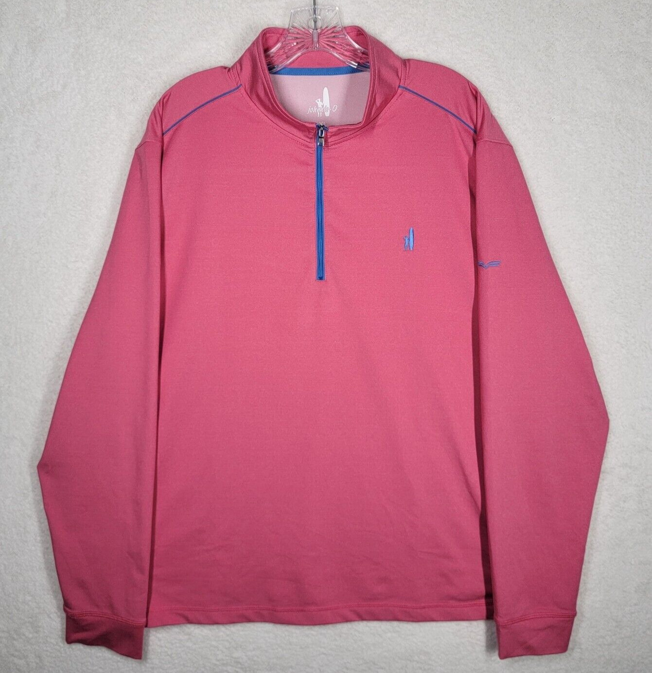 Johnnie-O  1/4 Zip Pullover Long Sleeve Shirt Men’s Size XL