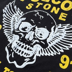 Volcom Stone Est. 1991 Men’s Size L Gray T-Shirt New Tags Heavy Tee Skull Wings