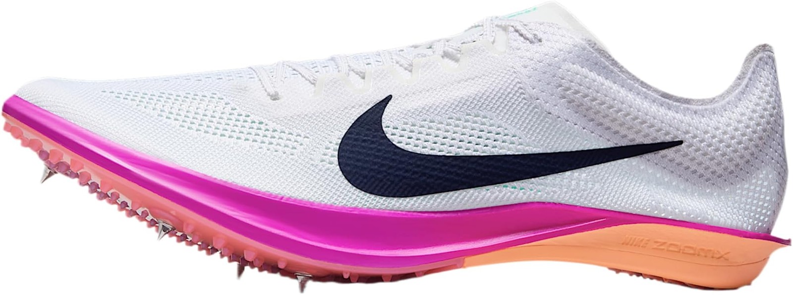 Nike Dragonfly 2 Track & Field Distance Spikes (White/Hyper Turquoise/Fire Pink/