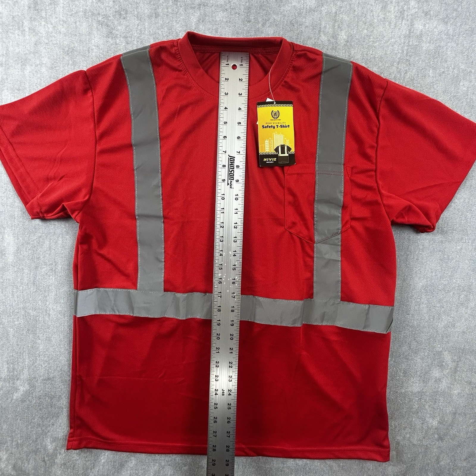 North 15 HiViz T-Shirt Mens 2XL Orange Short Sleeve ANSI Class 1 Reflective NWT gallery