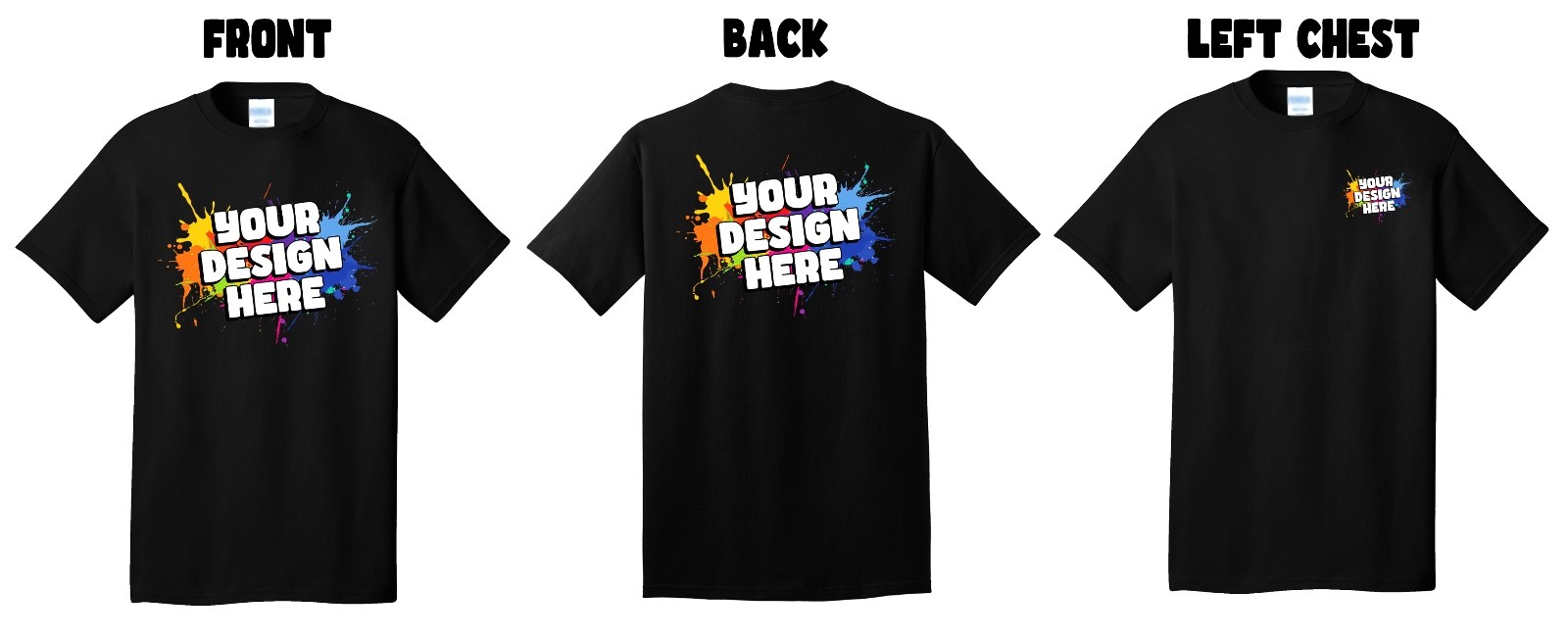 Custom Design Personalized T-shirt With Your Logo Short Sleeve Tee gallery