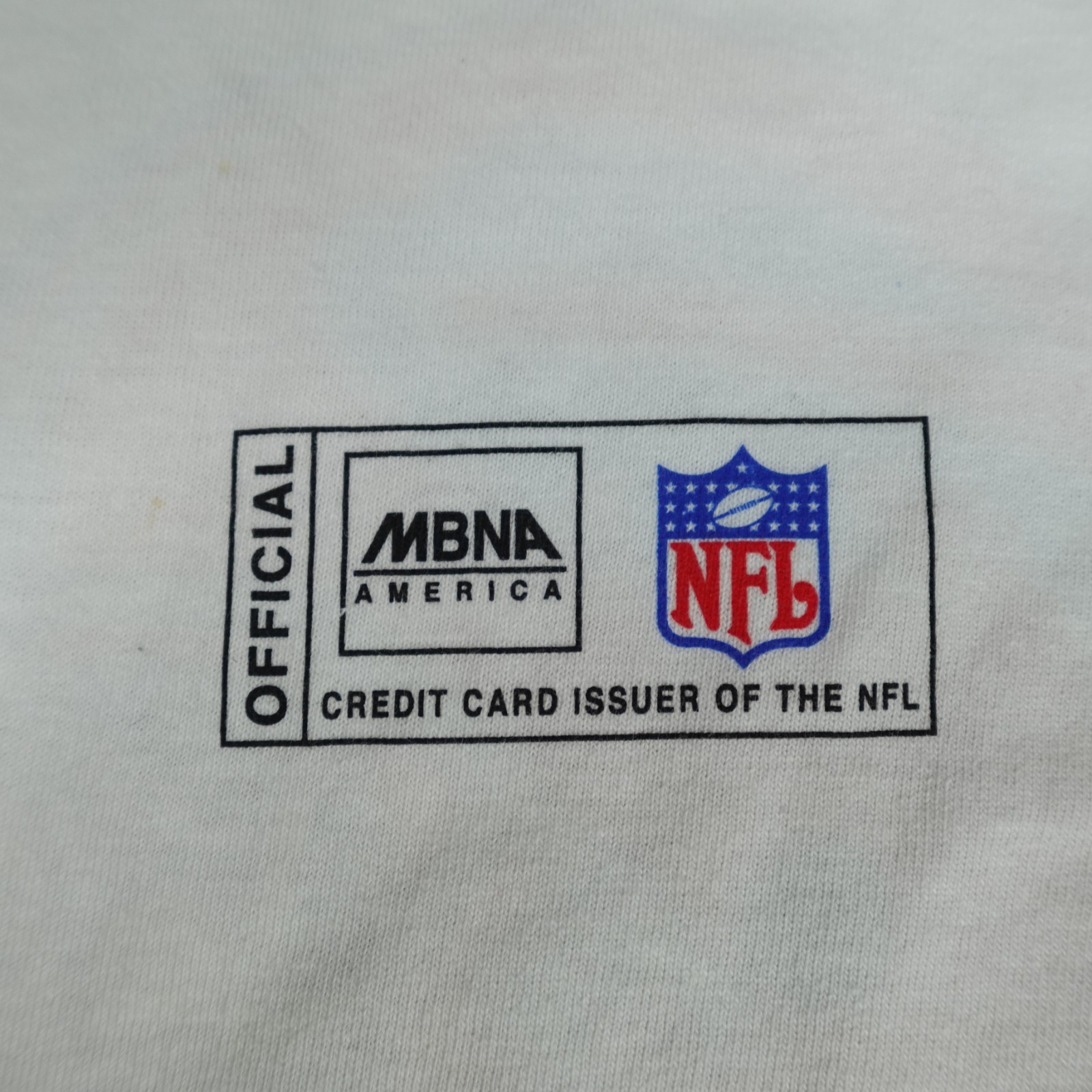 Bills Seahawks Shirt XL White Double Sided Long Sleeve Vintage 2001 gallery