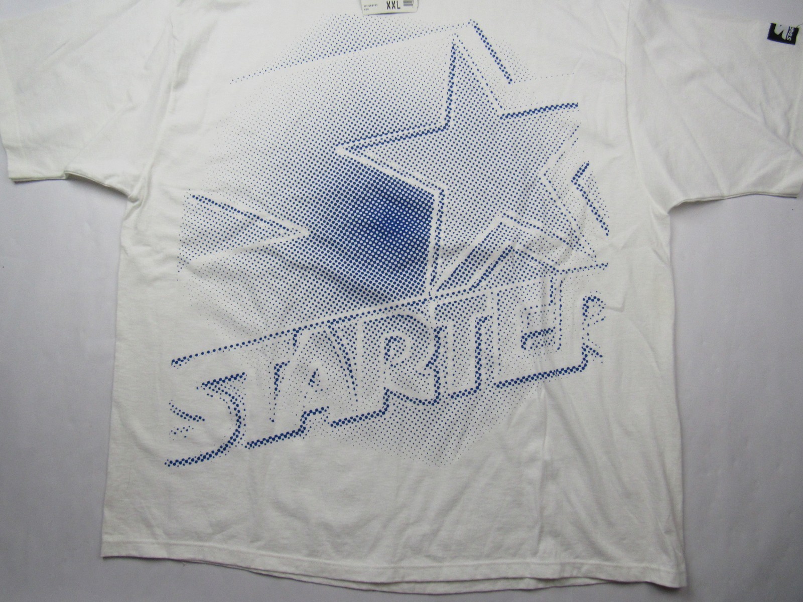 Vtg NOS NWT 90s Starter USA Made T Shirt Single Stitch XXL All Over Print Logo gallery
