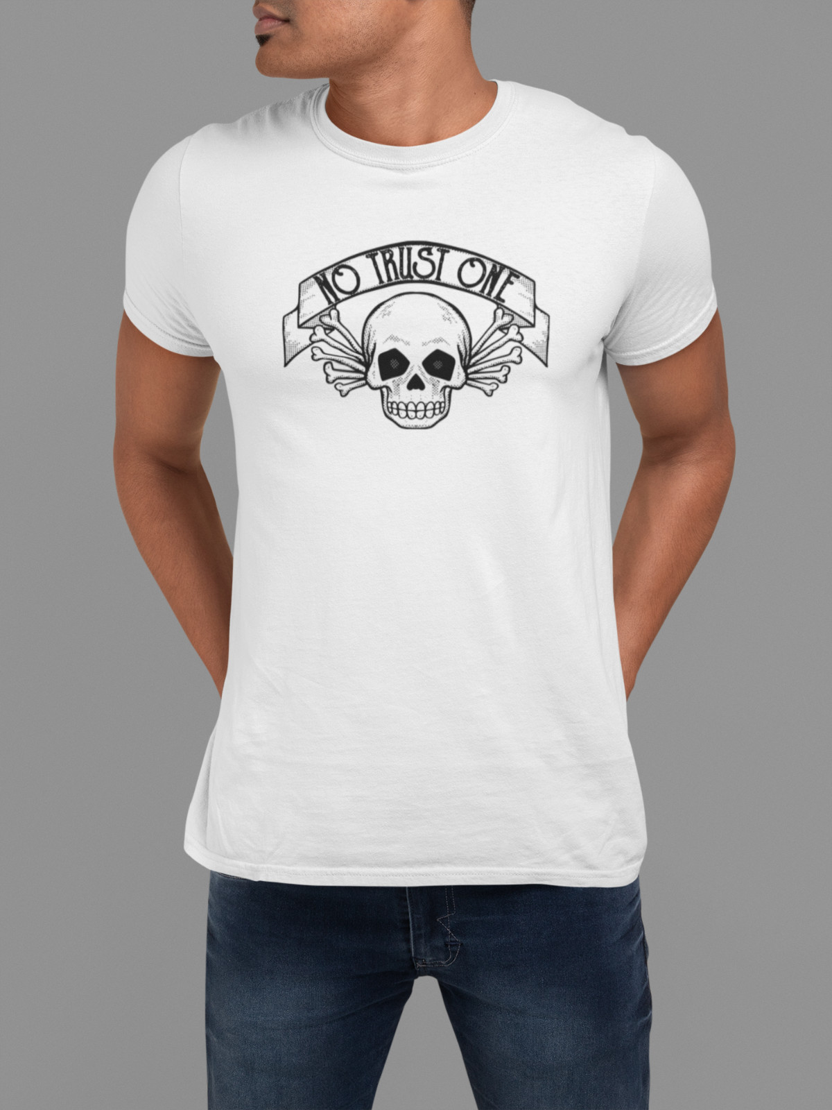 100% cotton No Trust One T-shirt, choose your color and size FC029