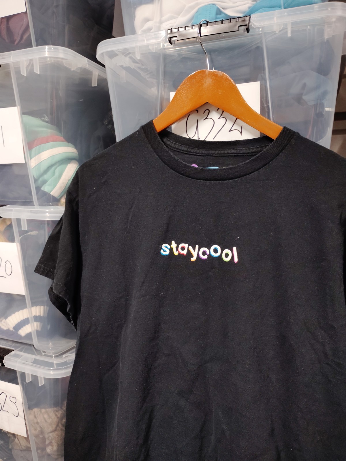 StayCool Streetwear Multi Color Logo Shirt Size Large Lignt Wear On Graphic A15 gallery