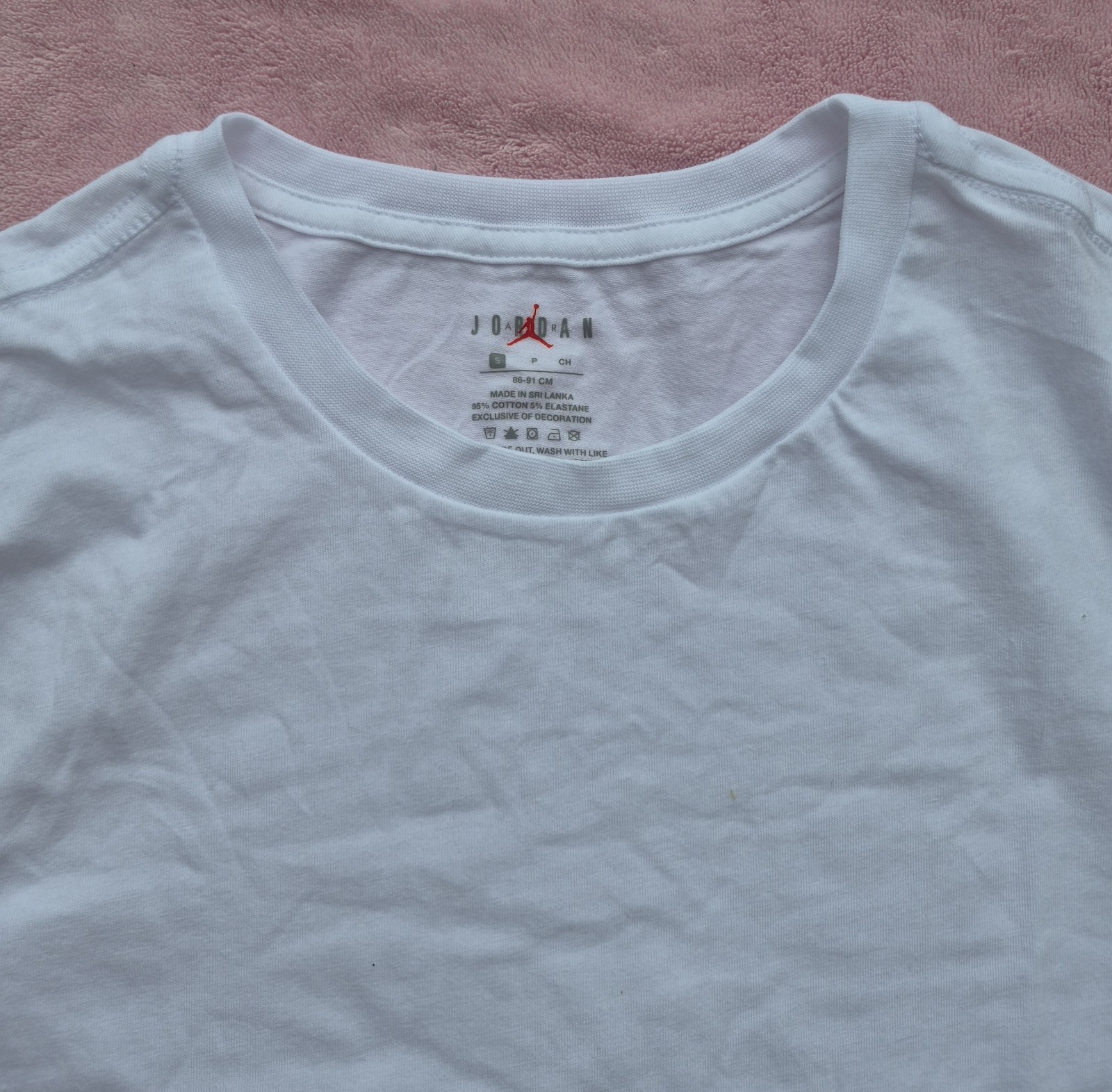 Jordan Men's Jumpman Logo White T-Shirt Size S NWOT Crewneck gallery