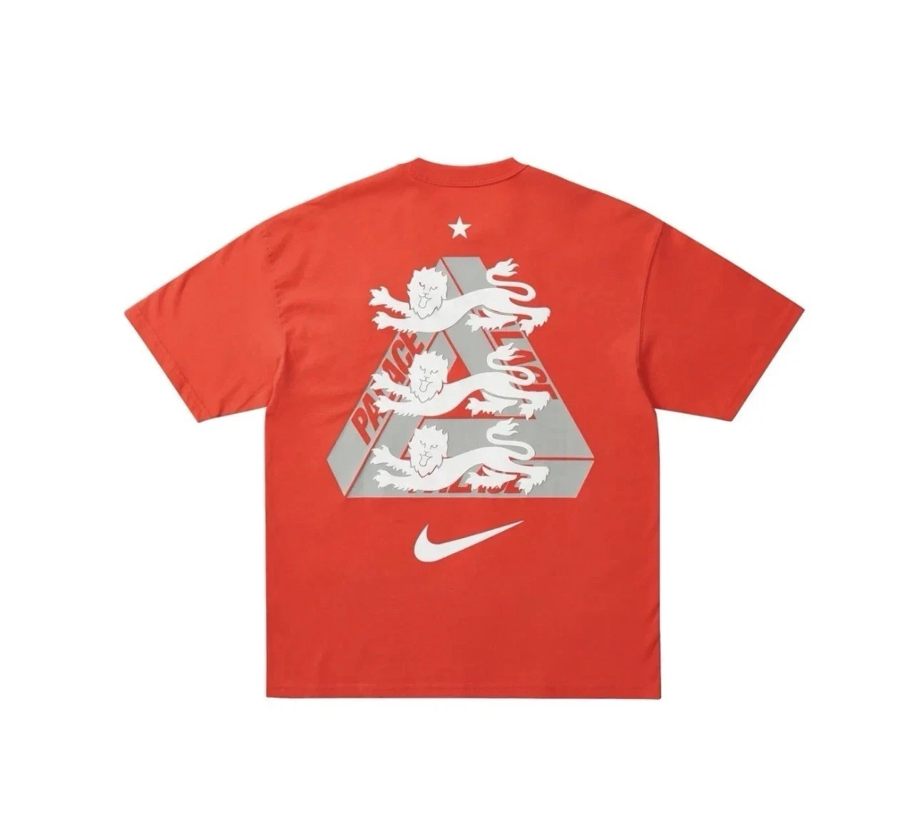 England Nike X Palace Premium T Shirt Red - Size M gallery