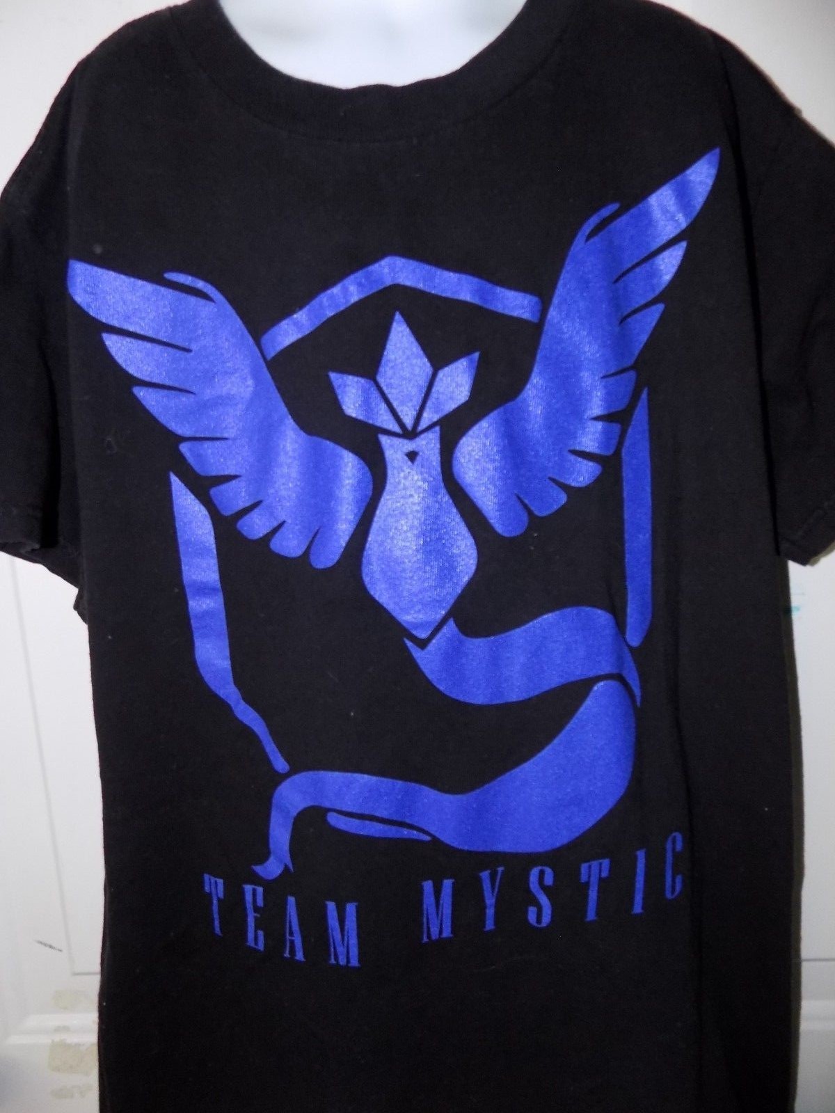 Pokemon Go Team Mystic Black Short Sleeve Shirt Size S Adult's EUC gallery