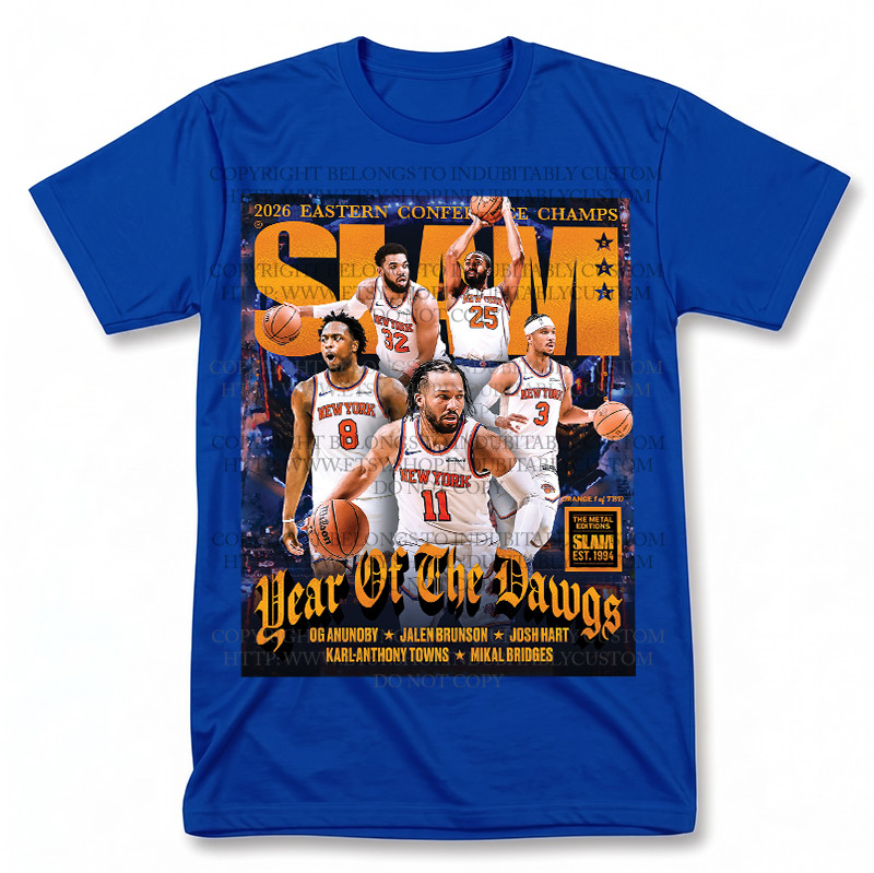 Jalen Brunson Karl Anthony Towns Retro Basketball Graphic T Shirt gallery