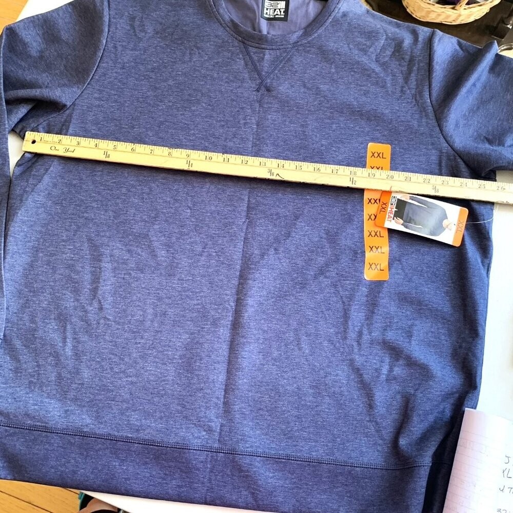 32 DEGREE HEAT PULL OVER LONG SLEEVE SHIRT XXL NEW gallery