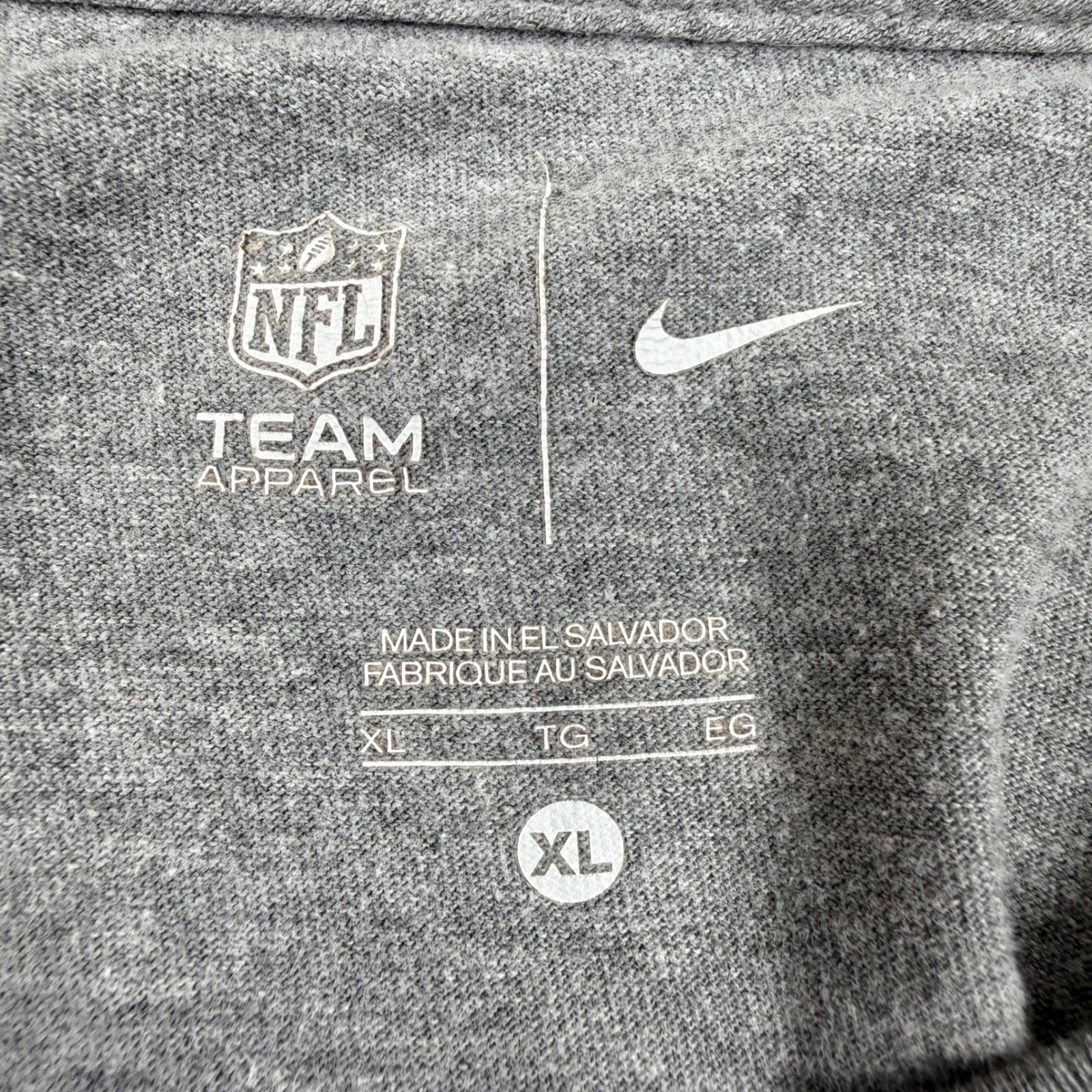 Nike NFL Apparel Dallas Cowboys NFL Mens XL Long Sleeve Grey T-Shirt Graphic gallery