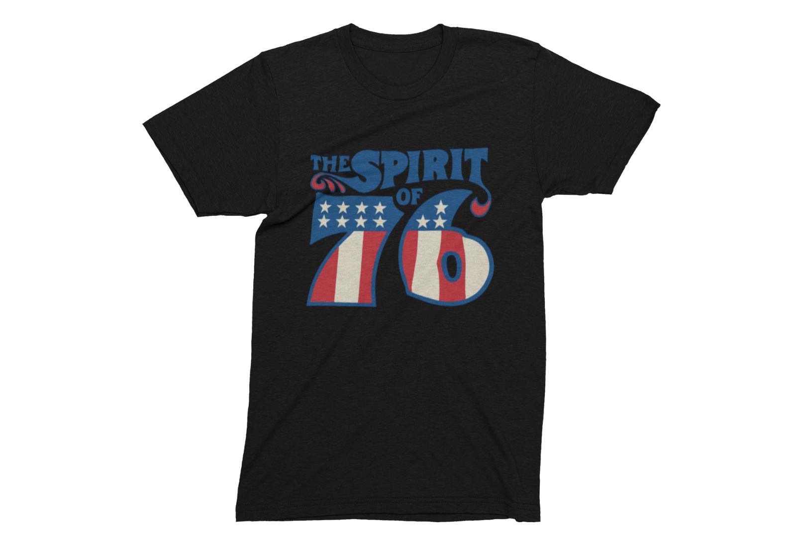 Spirit of 76 T-Shirt | Vintage American Flag Retro Patriotic Graphic Tee gallery