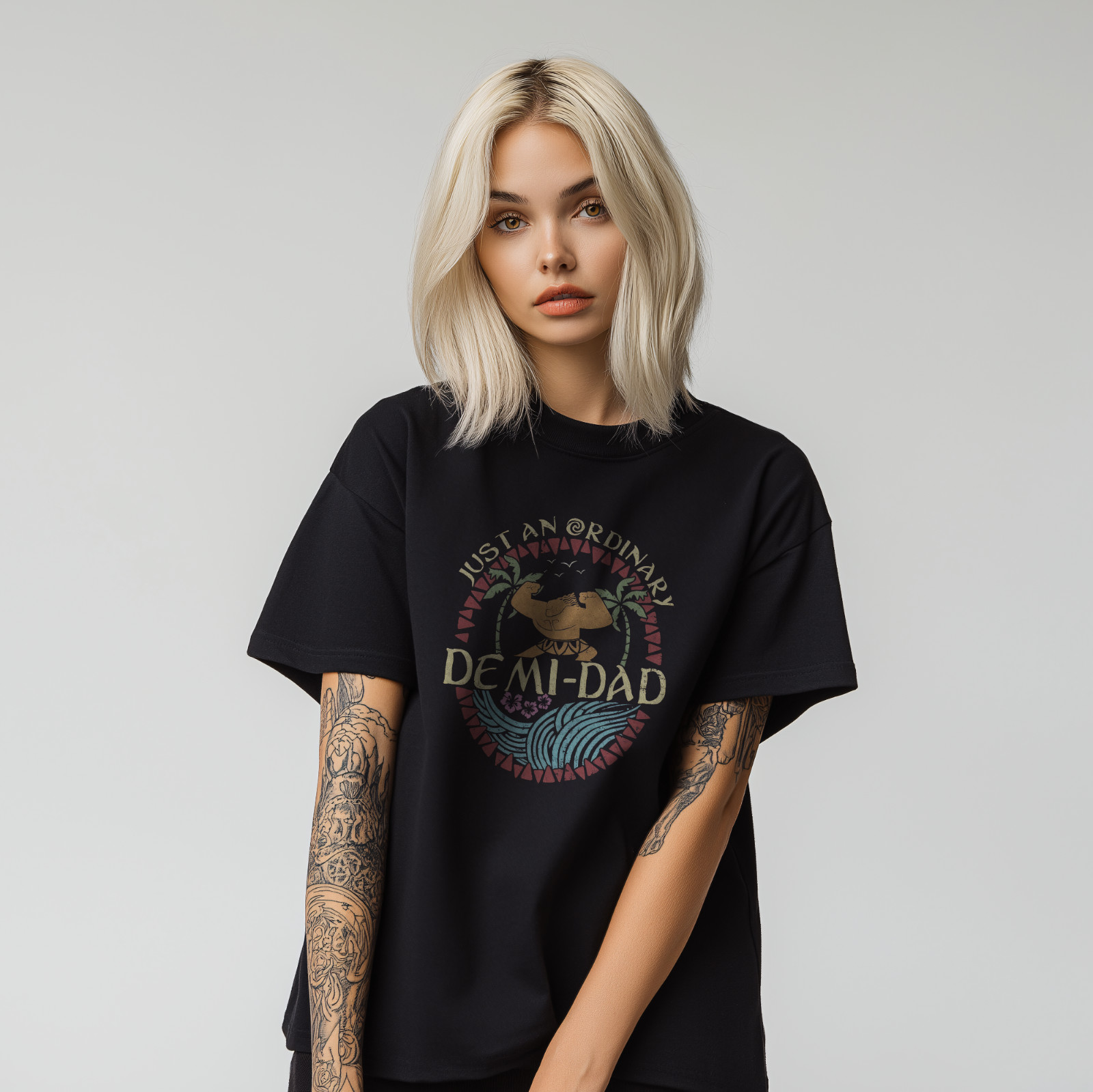 Just an Ordinary Demi-Dad Shirt Funny Father’s Day Gift for Men A388 gallery