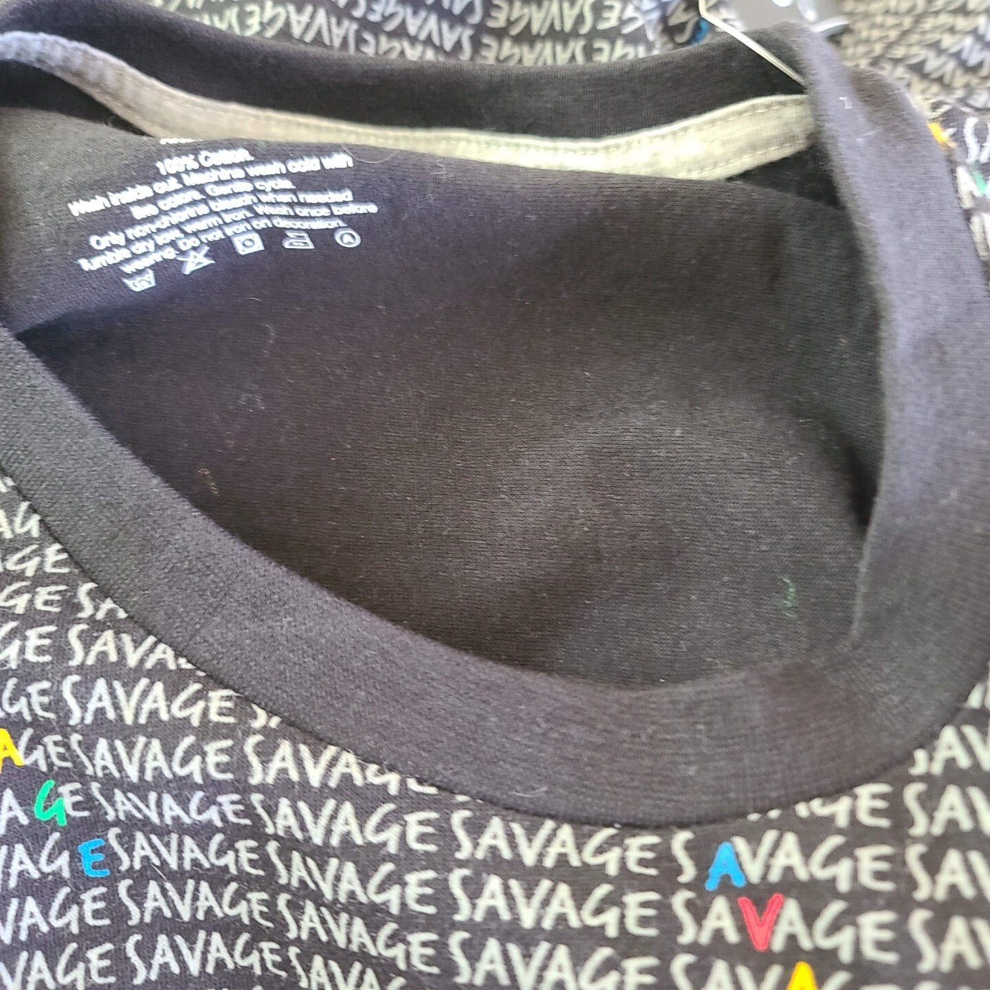 NEW Eighty Eight Brand Men's "Savage" T-Shirt Size XL Short Sleeve Black Multi gallery