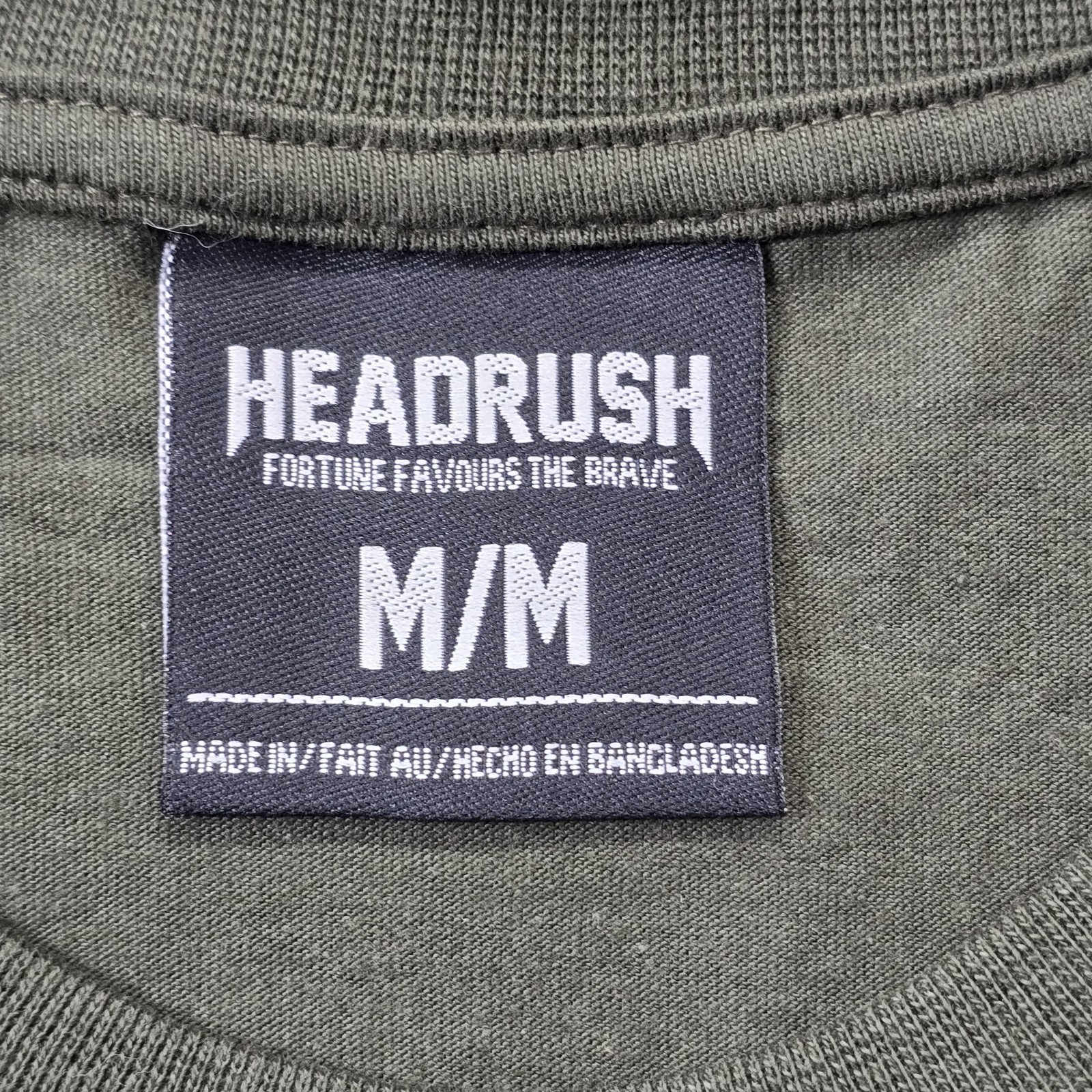 Headrush Notorious Shirt Men's Olive Green Size M gallery