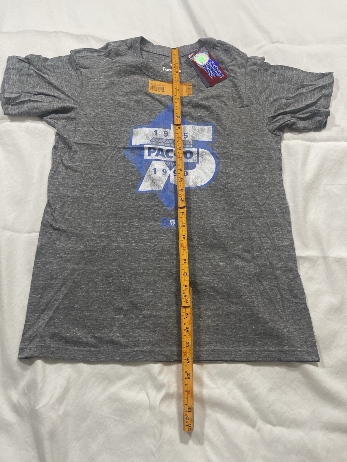 Fanatics PAC-10 75th Anniversary T-Shirt Gray Short Sleeve Men’s XL NWT gallery