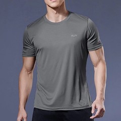 Men’s Compression Gym T Shirt Quick Dry Running Fitness Sports Top UK