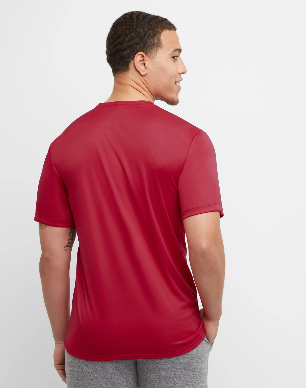 Hanes 2-Pack Cool Dri Men's T-Shirt Sport Performance Tee Comfort Ribbed Light gallery