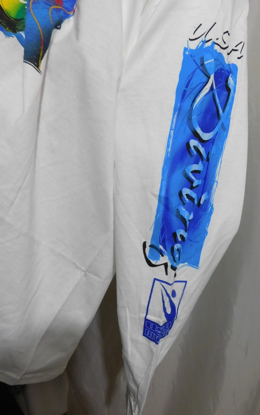 USA Diving Team T-Shirt Long Sleeve 42" Chest XL NOS Art Print gallery