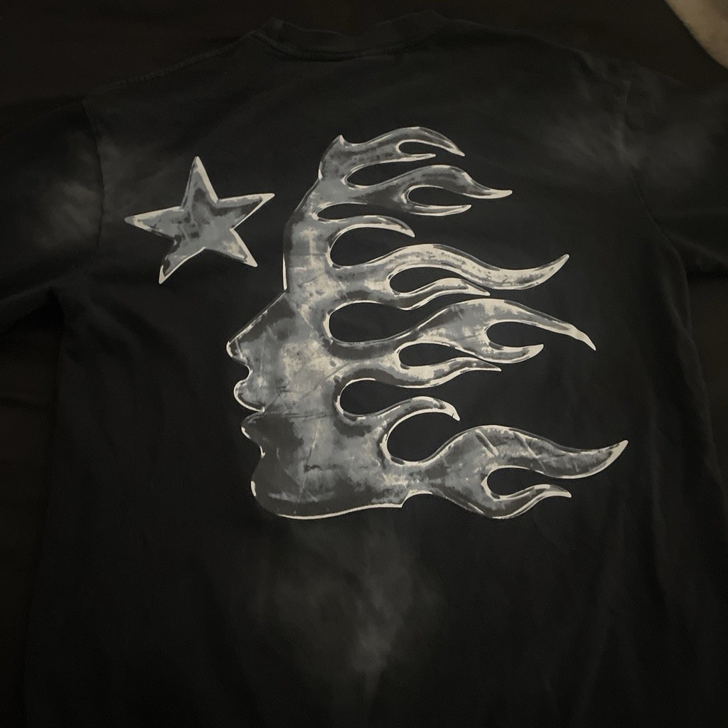Hellstar Men's T-Shirt Size Small Oversized Fit Short Sleeve Black Graphic gallery