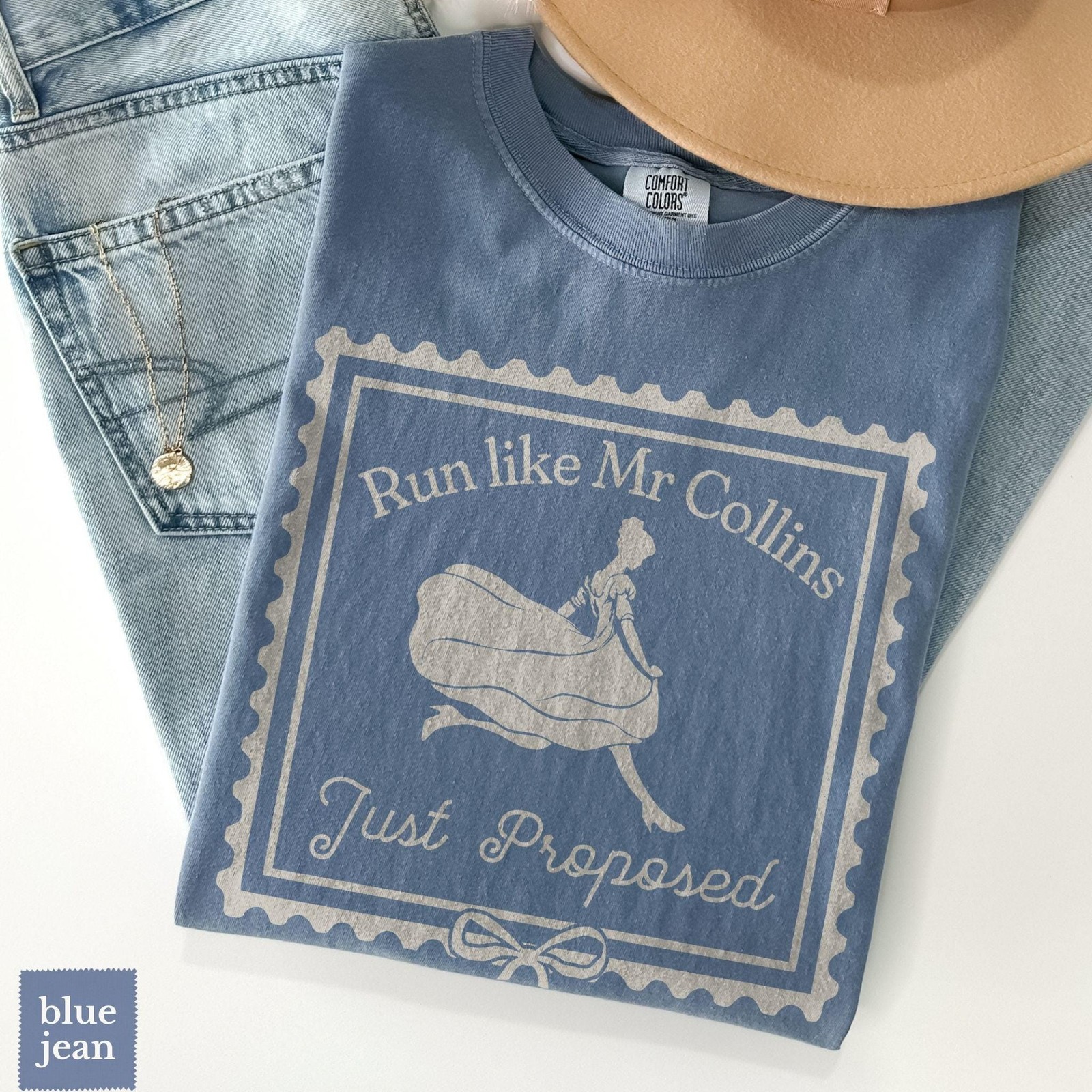 Pride and Prejudice Tshirt Run Like Mr Collins Just Proposed Funny Jane Austen S gallery