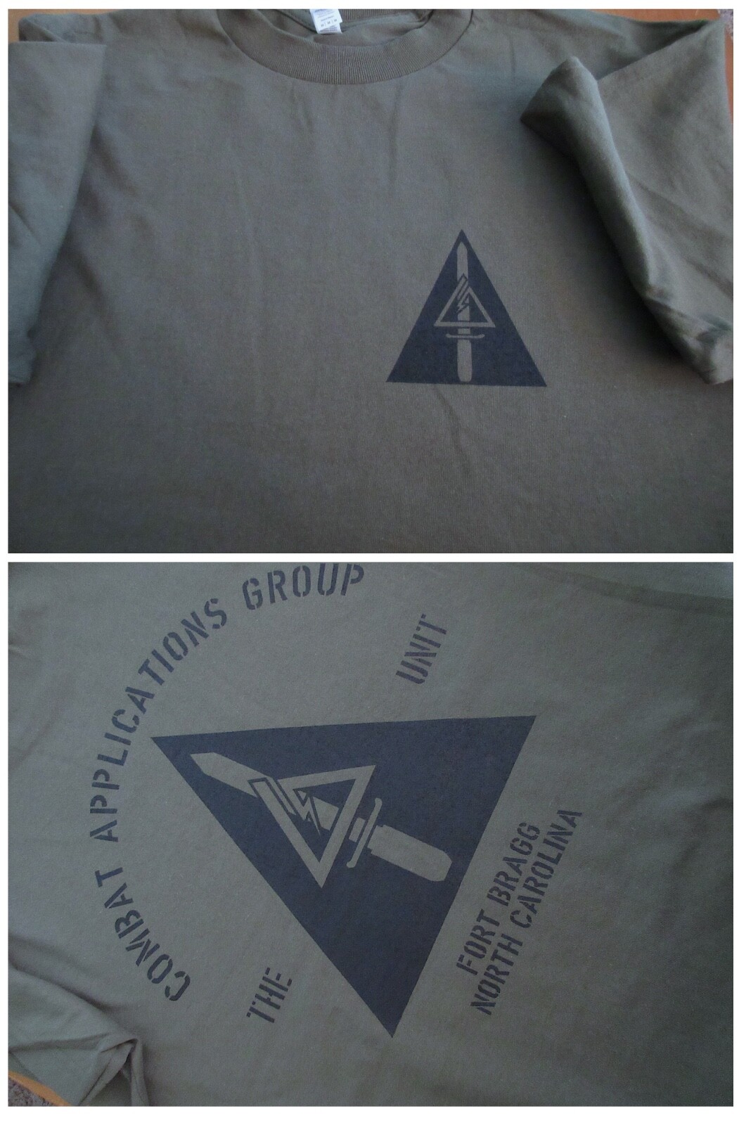 Delta Force CAB (1st SFOD-D) The Unit Silk-Screened T-Shirt 4X Military Green gallery
