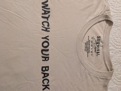Survival -Watch Your Back -Tee Shirt – Men’s 2XL – NEW!