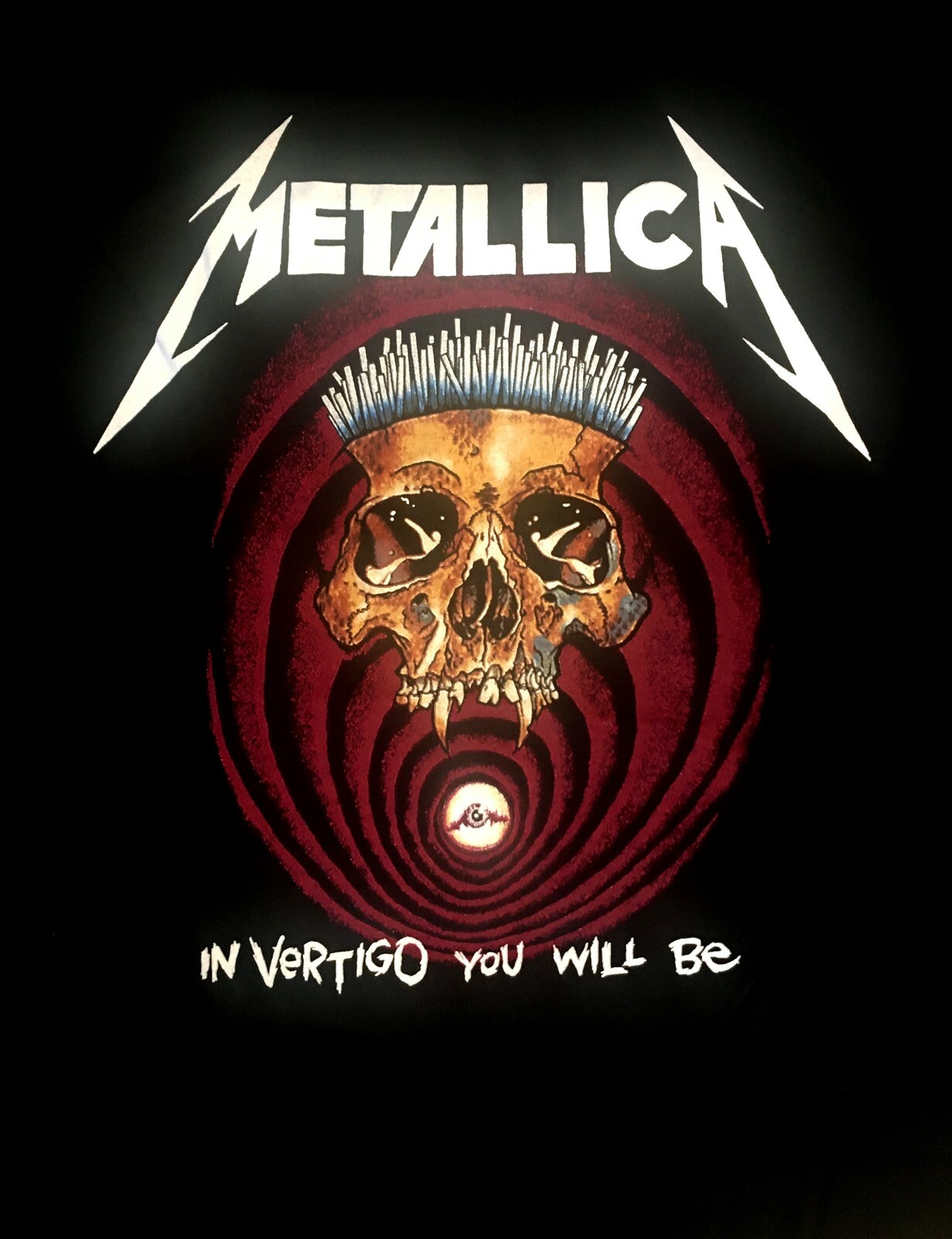 METALLICA cd lgo SHORTEST STRAW Official 2-SIDED SHIRT SMALL New justice for all gallery