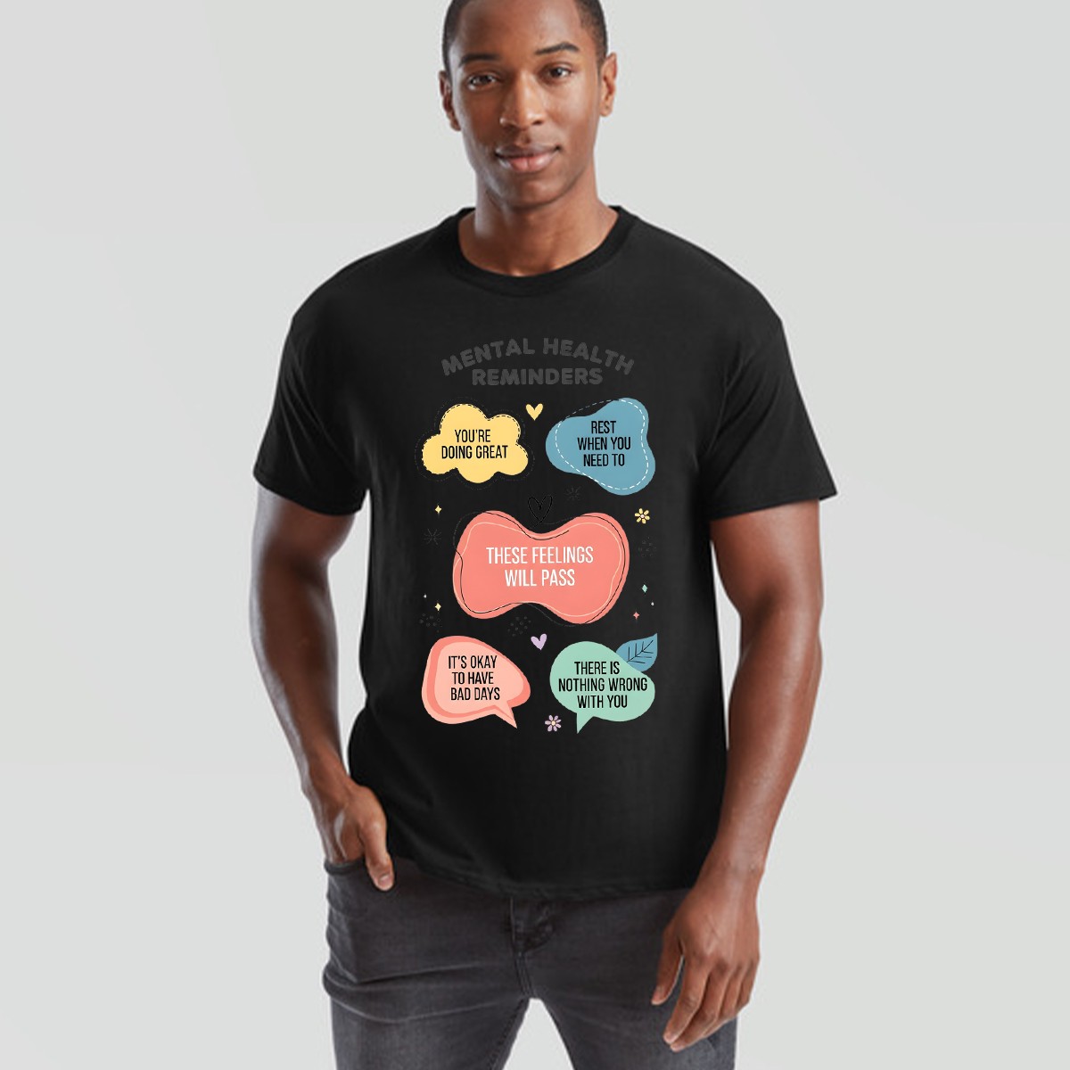 Unisex Mental Health Reminders Tshirt gallery