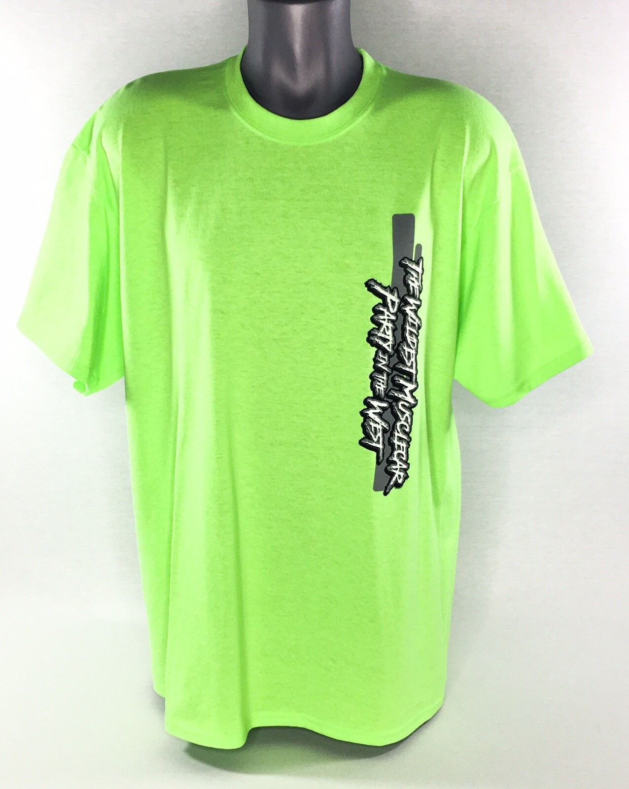 Muscle Cars At The Strip Lime Green Las Vegas Tee T-Shirt Men XL gallery