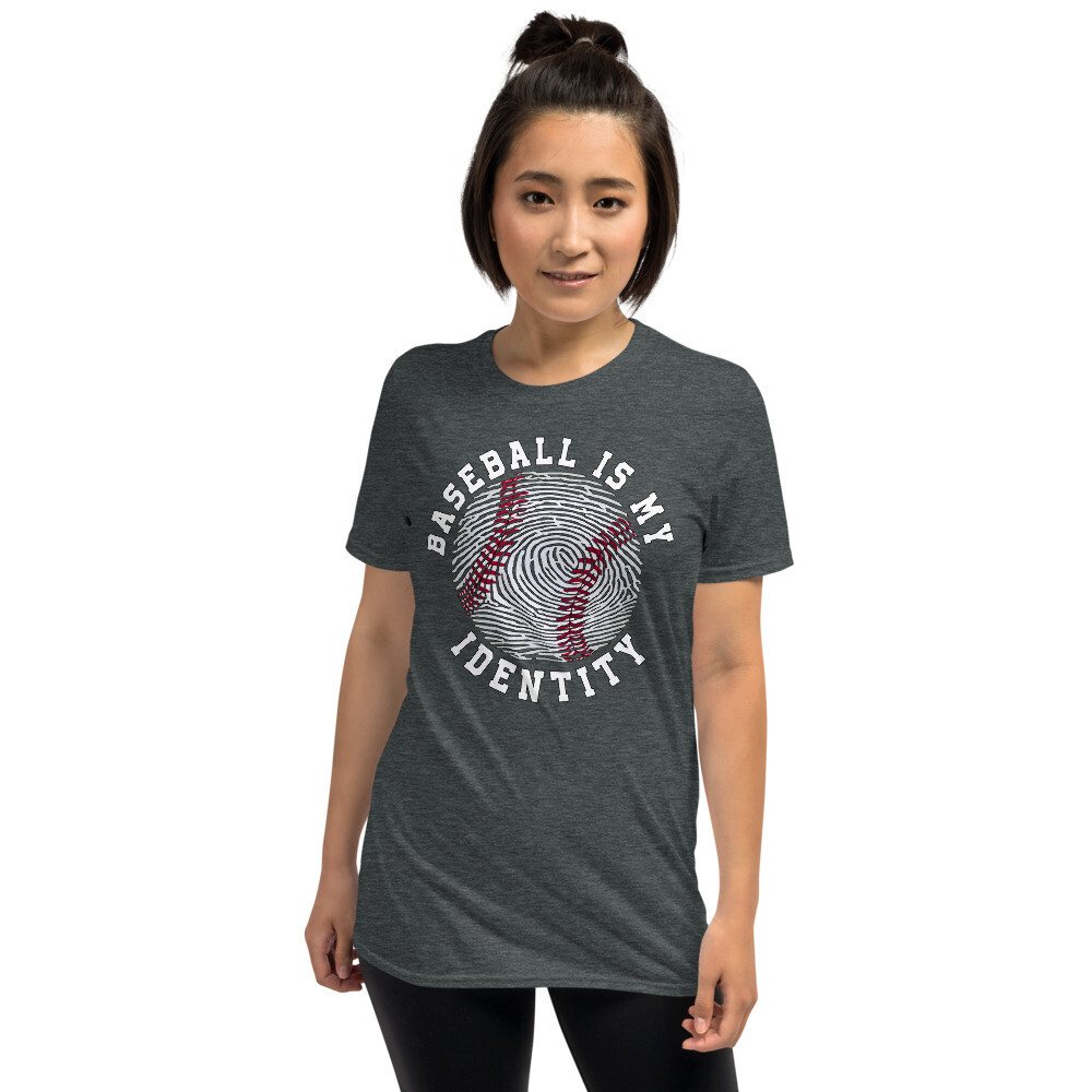BASEBALL IS MY IDENTITY SPORTS PASSION Short-Sleeve Unisex T-Shirt gallery