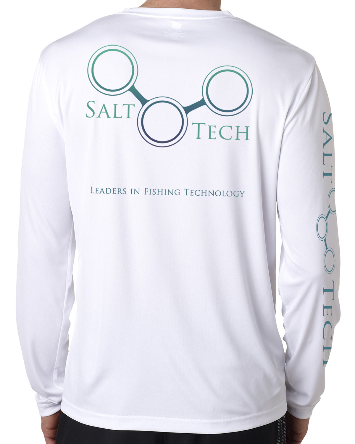 Salt Tech Saltwater microfiber fishing long sleeve life Logo t shirt 50+ uv gallery
