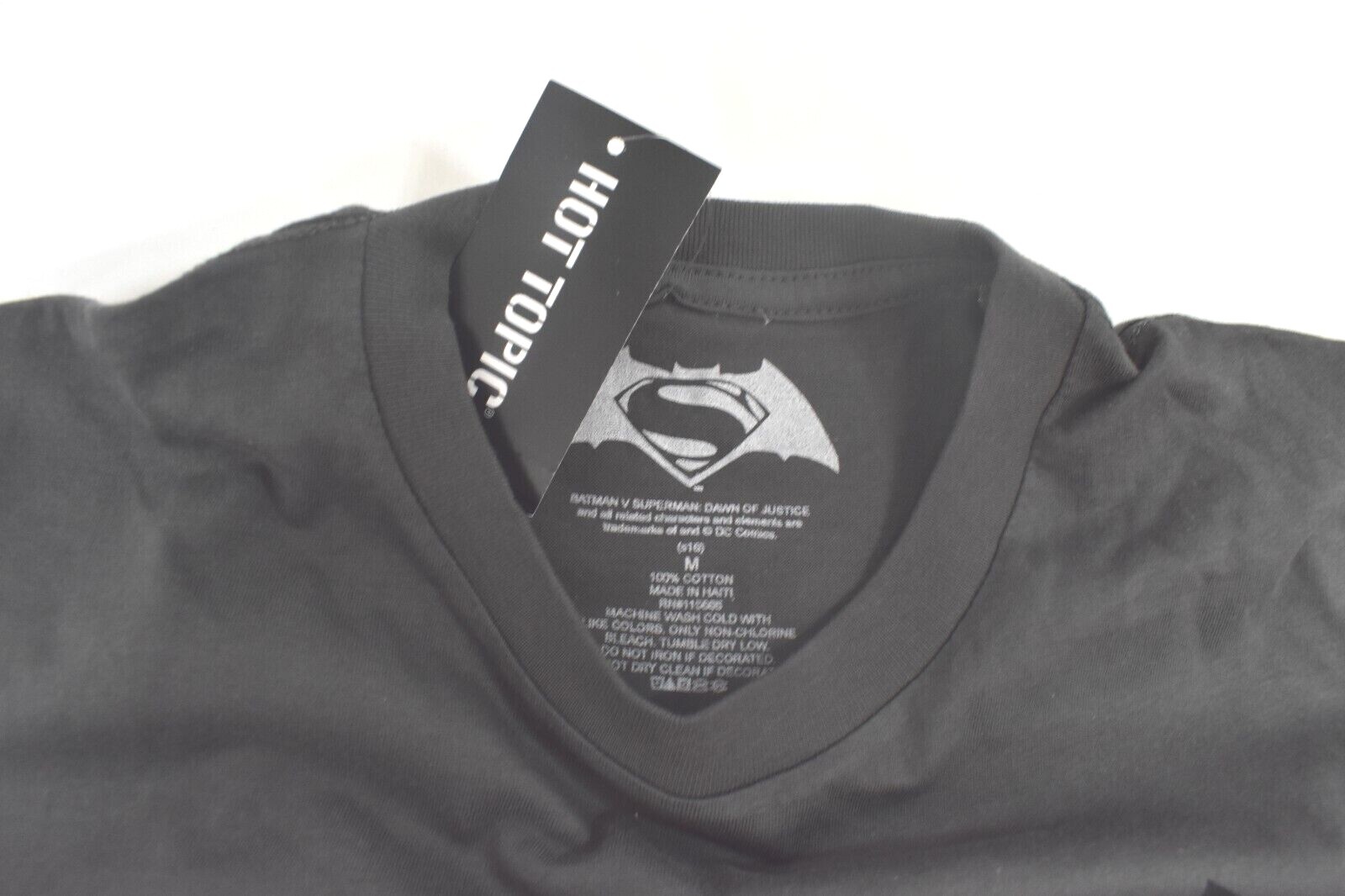 DC Comics Mens Batman vs Superman Dawn of Justice Bat Logo Shirt NWT S, M, L, XL gallery