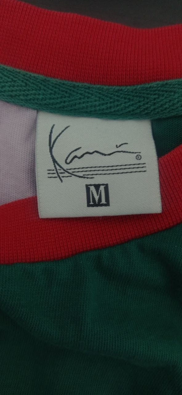 Vintage Style Karl Kani Men's Colorblock Embroidered Logo T-Shirt Size M Cotton gallery